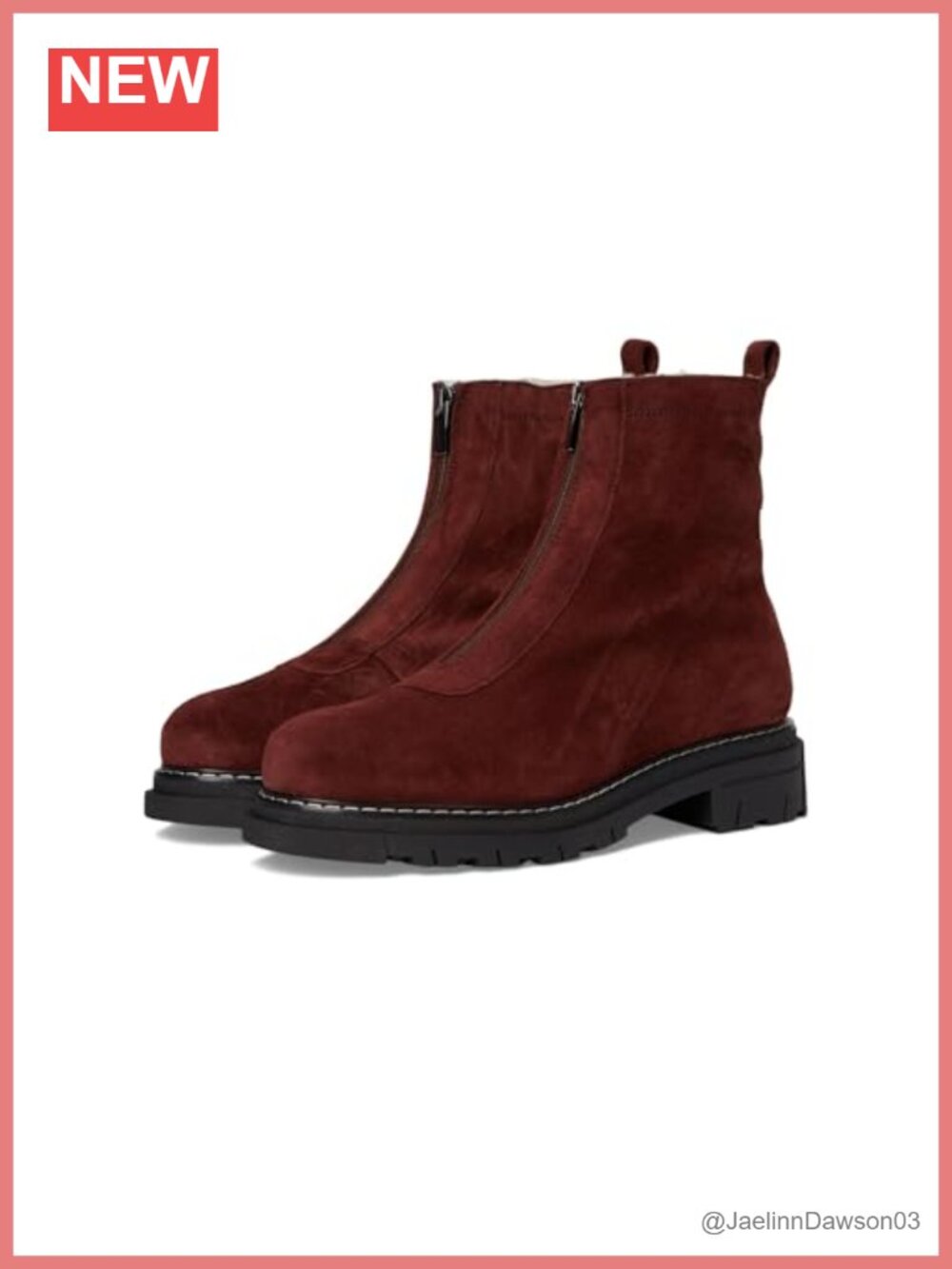 La Canadienne Delta Waterproof Italian Suede Ankle Boots with Genuine Fur Lining